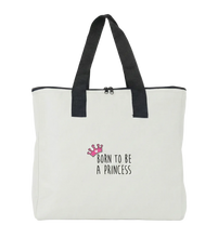 Charger l'image dans la galerie, Sac isotherme PRINCESS rose personnalisé — glacière cadeau original Swiss Design I'm Born To Be