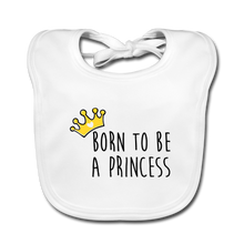 Laden Sie das Bild in den Galerie-Viewer, Bavoir Bébé BIO 🍀 PRINCESS Gold (divers coloris) - I'm Born To Be