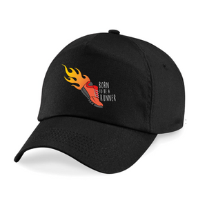 Casquette Born to Be a RUNNER (flammes) - Divers coloris