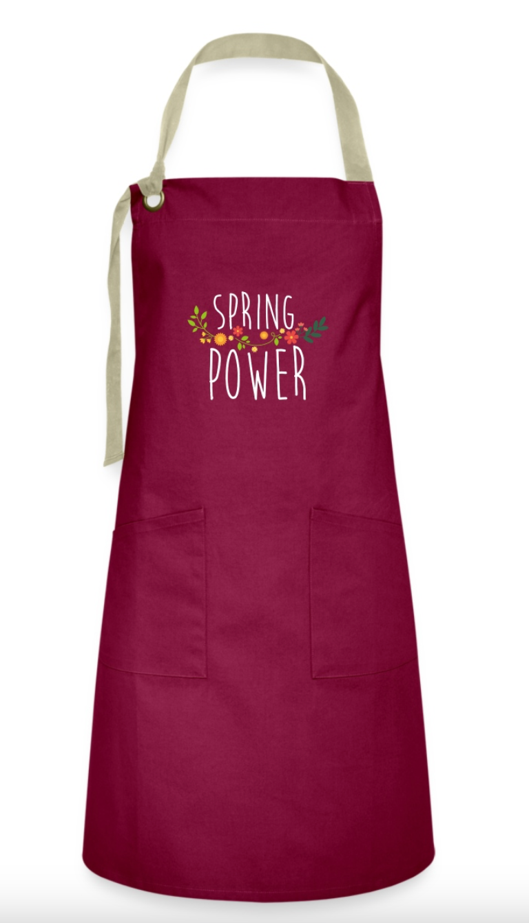 Schürze SPRING Power (verschiedene Farben)