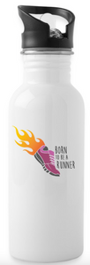 Trinkflasche Born to Be a RUNNER (Flammen) - Verschiedene Farben