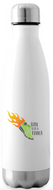 Bouteille isotherme Born to Be a RUNNER (flammes) - Divers coloris