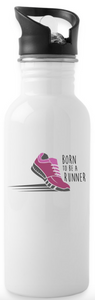 Trinkflasche Born to Be a RUNNER (Spuren) - Verschiedene Farben