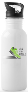 Trinkflasche Born to Be a RUNNER (Spuren) - Verschiedene Farben