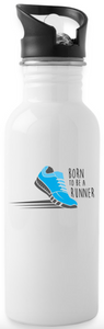 Trinkflasche Born to Be a RUNNER (Spuren) - Verschiedene Farben