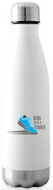 Isolierflasche Born to Be a RUNNER (Spuren) - Verschiedene Farben