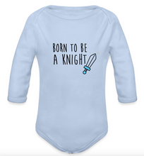 Charger l&#39;image dans la galerie, Body Bébé BIO 🍀 KNIGHT bleu (divers coloris)
