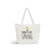Sac de plage SPRING LOVE Coton BIO 🍀