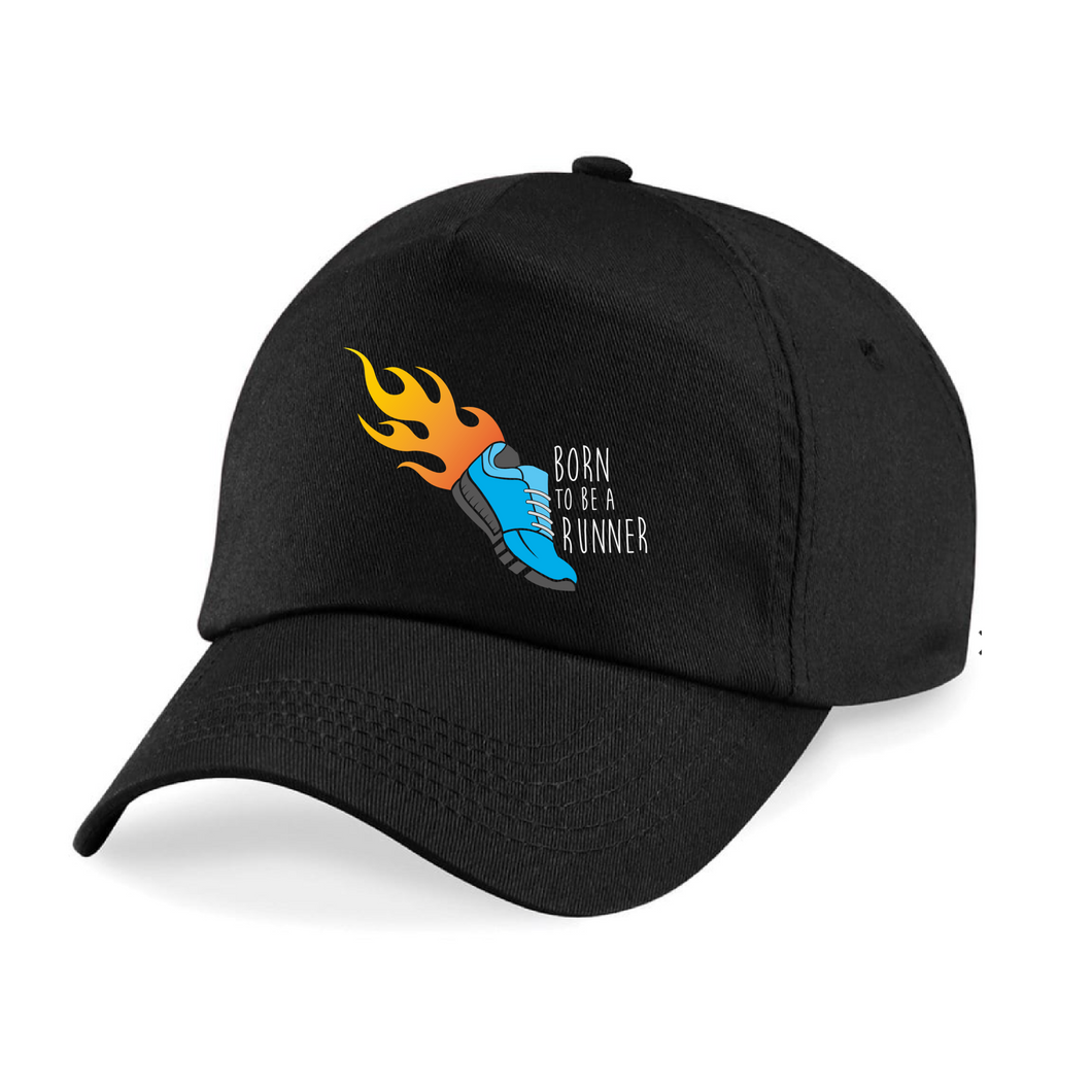 Casquette Born to Be a RUNNER (flammes) - Divers coloris