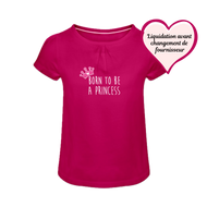 Mädchen-T-Shirt PRINCESS - 100% Baumwolle & Schweizer Design