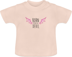 T-shirt Bébé DEVIL coton BIO 🍀