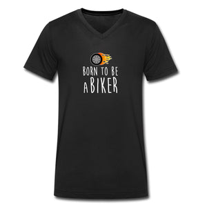 T-Shirt Herren BIO 🍀 BIKER V-Ausschnitt (verschiedene Farben)