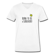 T-shirt Homme BIO 🍀 Col V SURVIVOR - I'm Born To Be