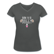 Charger l&#39;image dans la galerie, T-shirt Femme BIO 🍀 Col V DOGGY (divers coloris)

