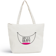 Sac de plage HAPPY Coton BIO 🍀 - I'm Born To Be