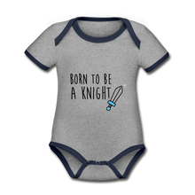 Charger l&#39;image dans la galerie, Body Bébé BIO 🍀 KNIGHT Bleu (divers coloris) - I&#39;m Born To Be
