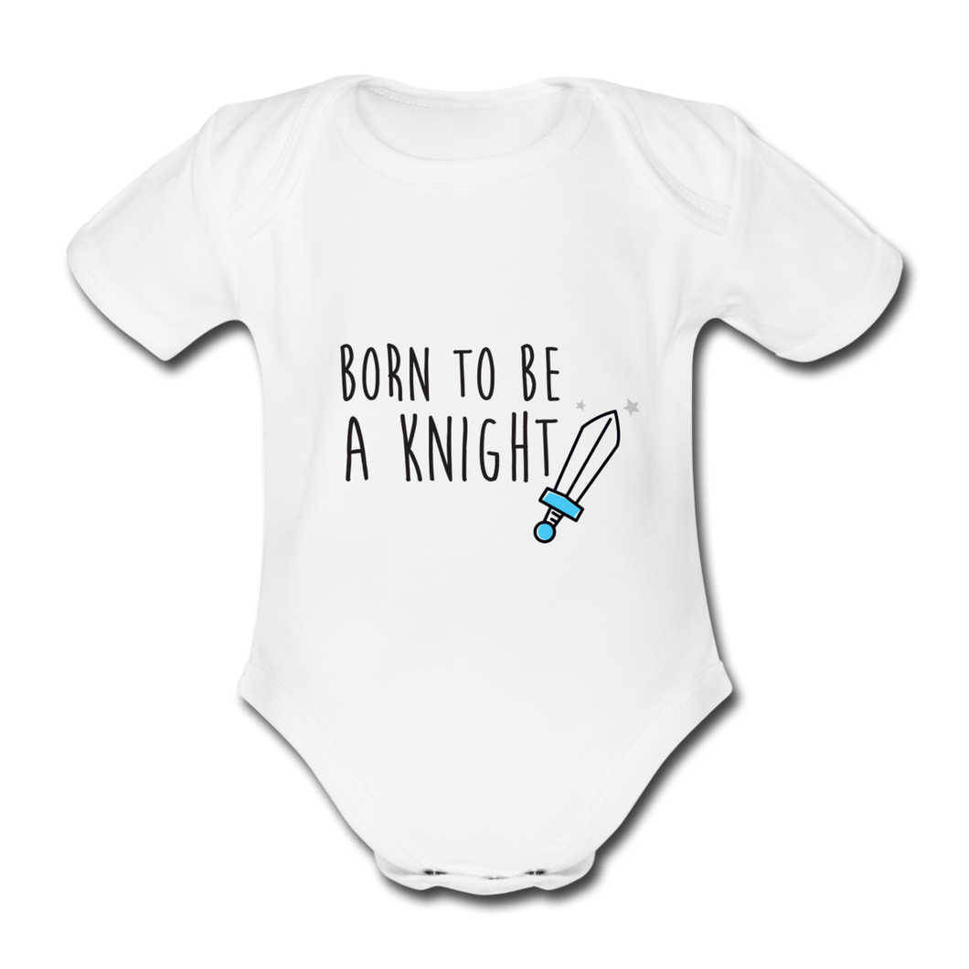 Body Bébé BIO 🍀 KNIGHT Bleu (divers coloris) - I'm Born To Be