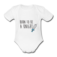 Body Bébé BIO 🍀 KNIGHT Bleu (divers coloris) - I'm Born To Be