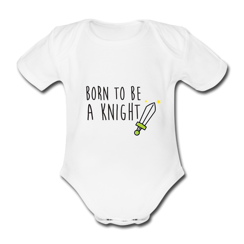 Body Bébé BIO 🍀 KNIGHT Vert - I'm Born To Be