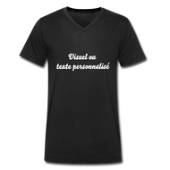 T-shirt Homme BIO 🍀 Col V personnalisé