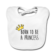 Bavoir Bébé BIO 🍀 PRINCESS Gold (divers coloris) - I'm Born To Be