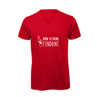T-shirt 🇨🇭Homme BIO 🍀 VALAIS Col V (divers coloris)