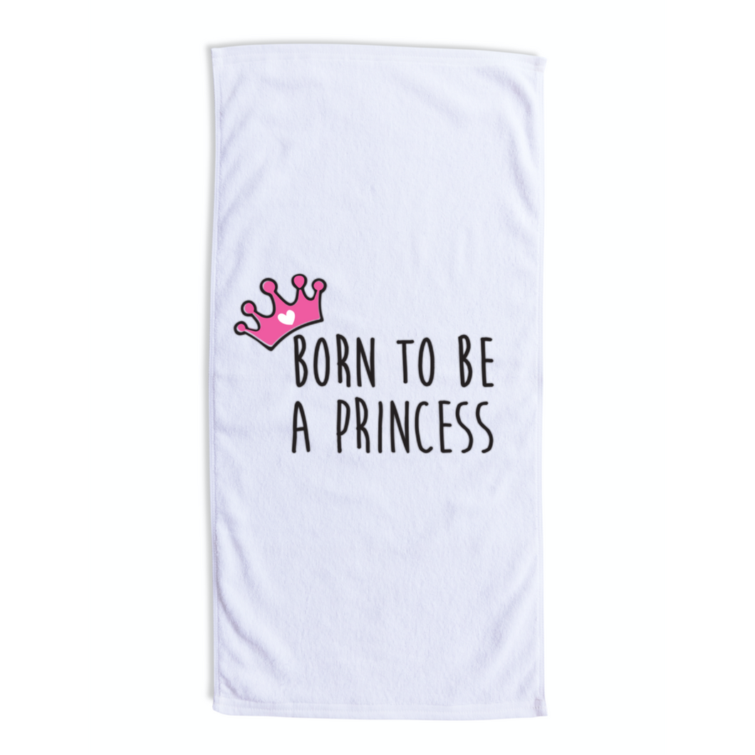 Serviette de plage XL PRINCESS Pink - I'm Born To Be