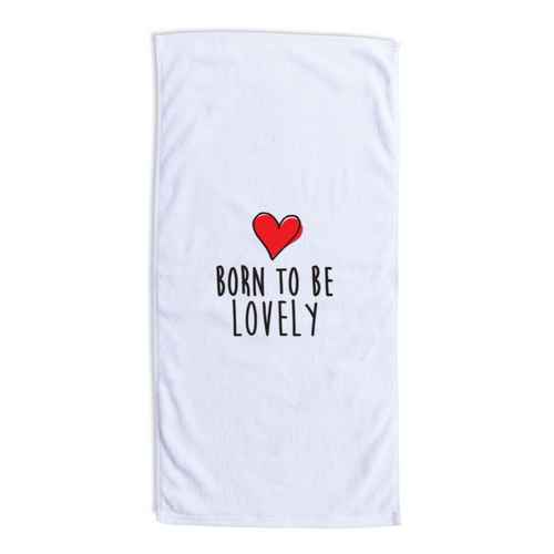 Serviette de plage XL LOVELY - I'm Born To Be