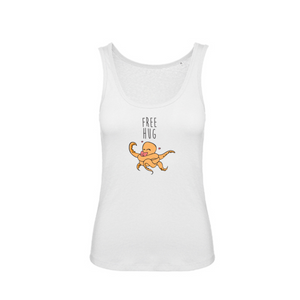 Débardeur Femme OCTOPUSSY Orange BIO 🍀
